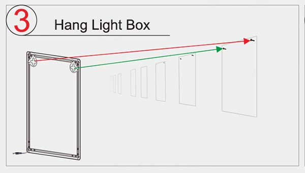 cách lắp khung tranh điện treo tường